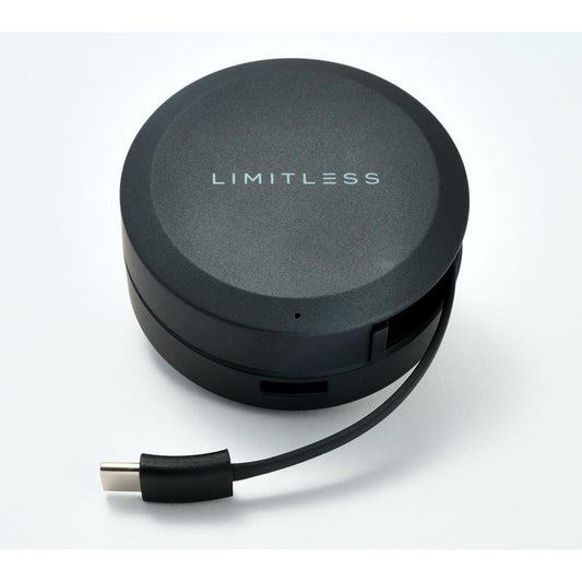 Limitless ChargeHub: The Ultimate Compact Charging Solution with Retractable Cable and Multiple Adapters