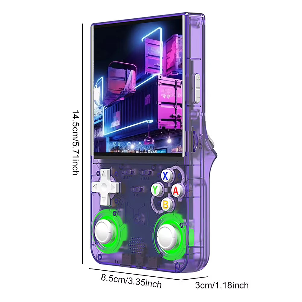 R36 Ultra Retro Handheld Game Console - 4.0 Inch IPS Screen, Portable Gaming Delight with 20,000 Games - Perfect Gift for Kids!